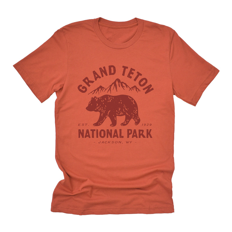 Grand Teton National Park - Short Sleeve T-Shirt