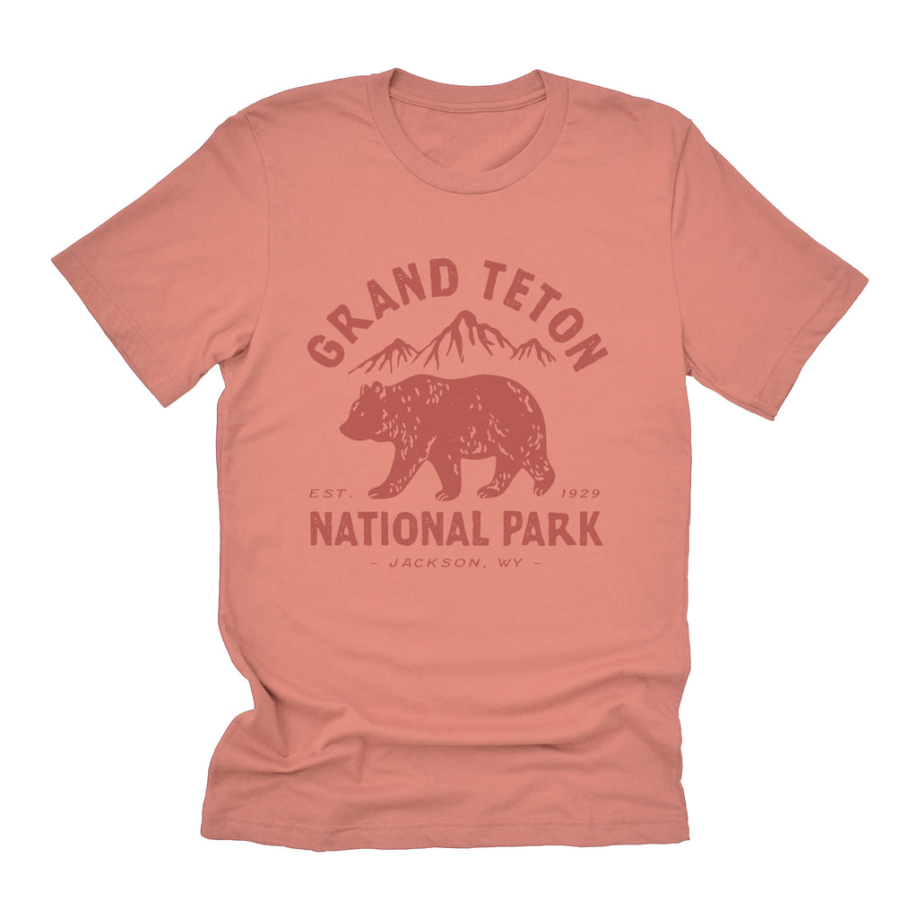 Grand Teton National Park - Duo-Tone T-Shirt