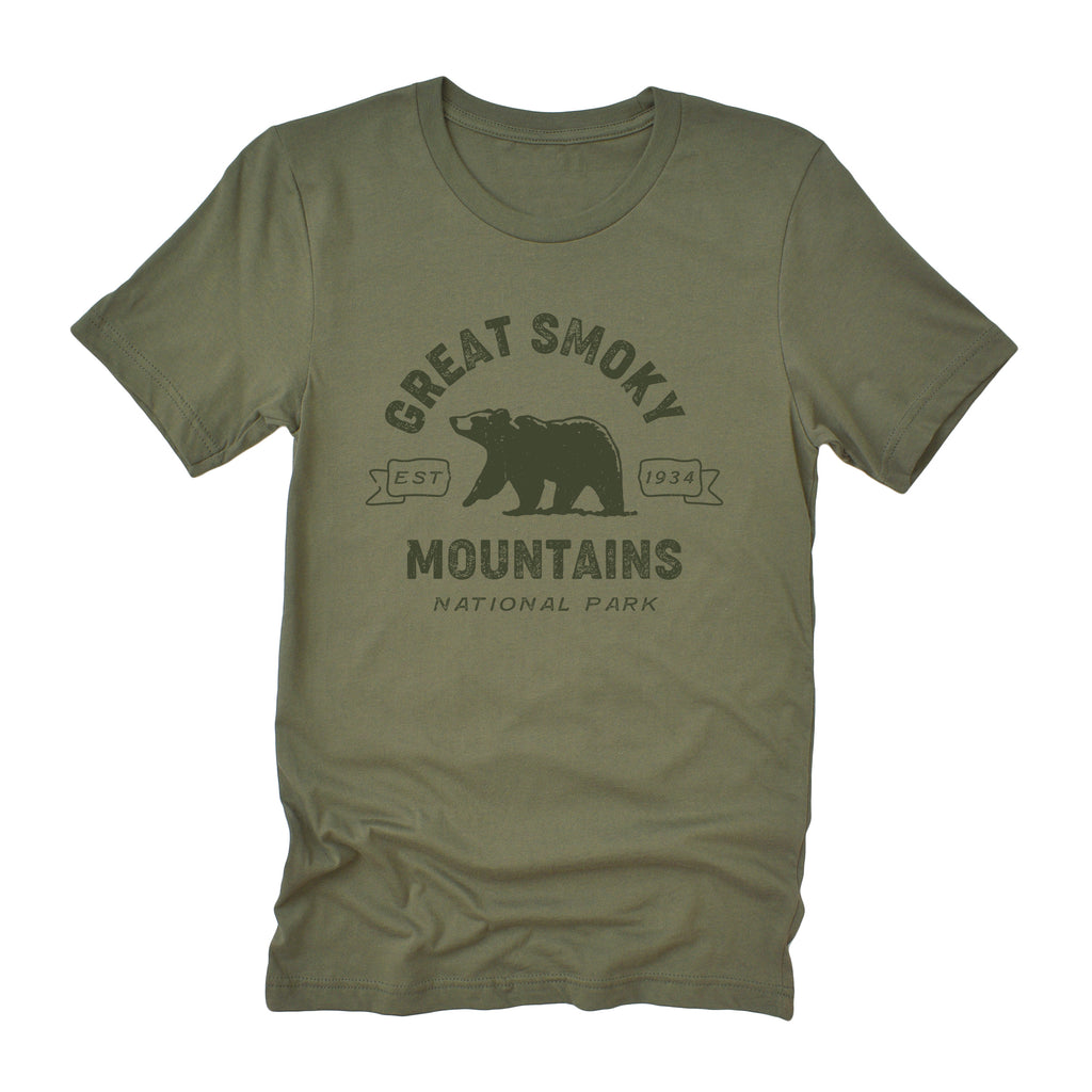 Smoky Mountains National Park - Duo-Tone T-Shirt