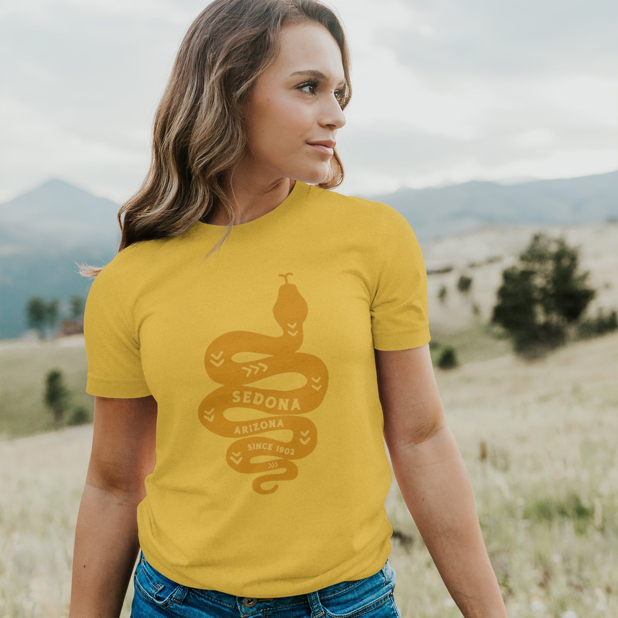 Snake Silhouette - Duo-Tone T-Shirt