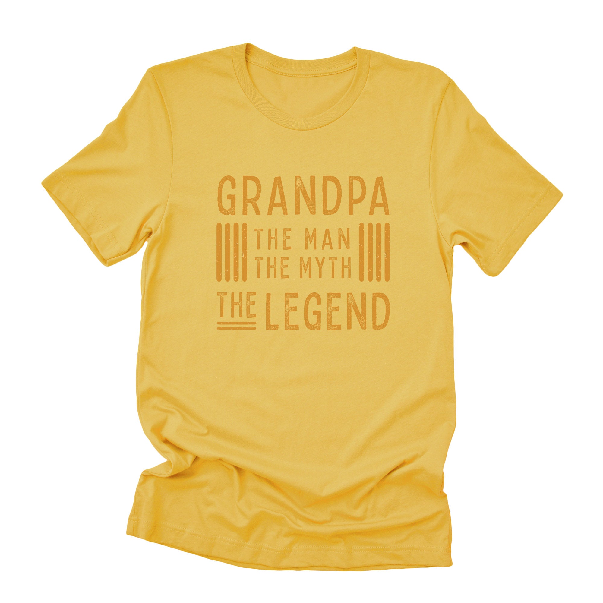 Grandpa The Legend - Father's Day Duo-Tone T-Shirt