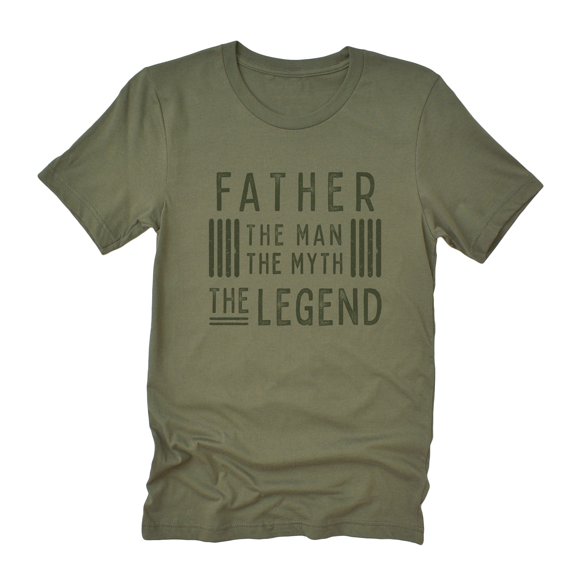 Father The Legend - Father's Day Duo-Tone T-Shirt