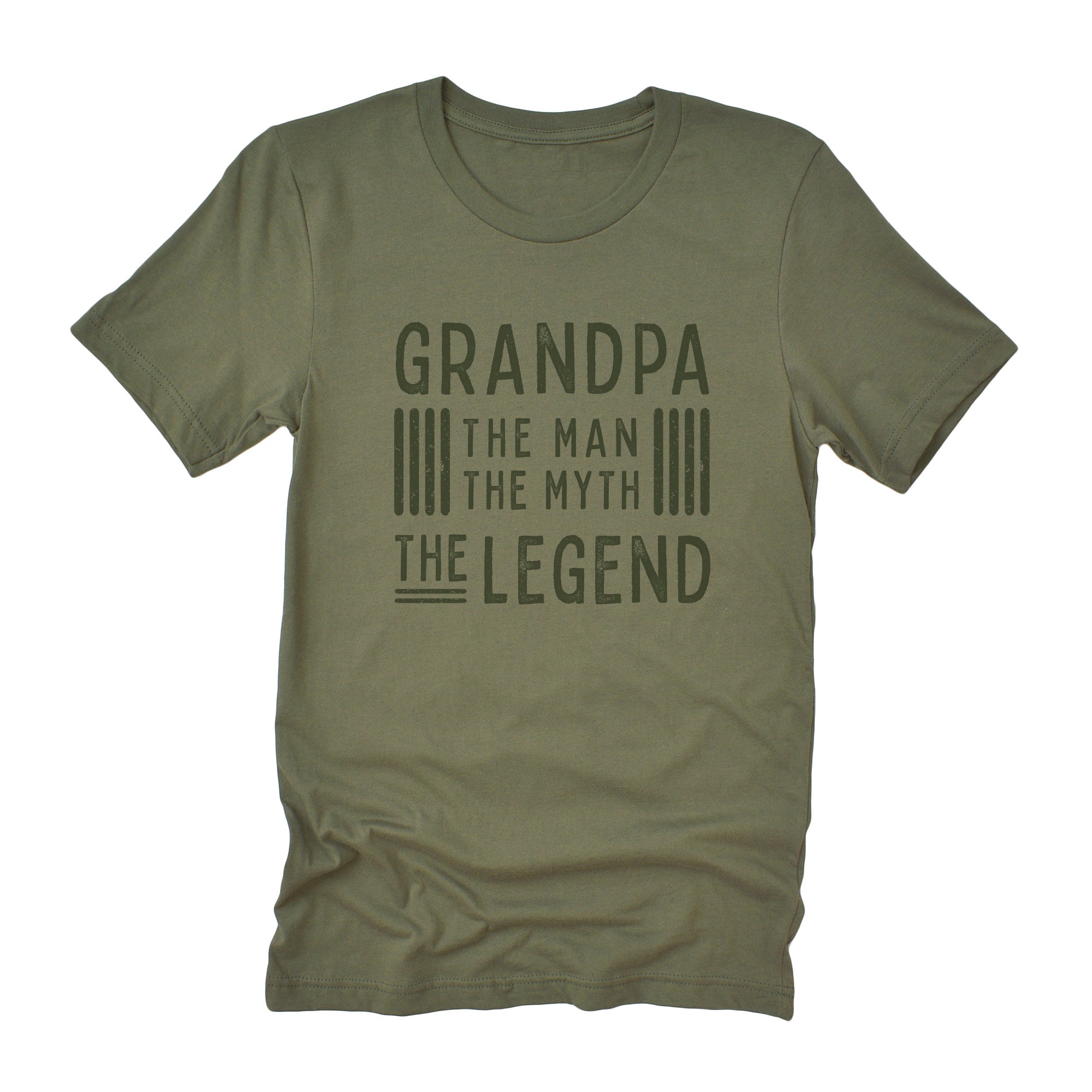 Grandpa The Legend - Father's Day Duo-Tone T-Shirt