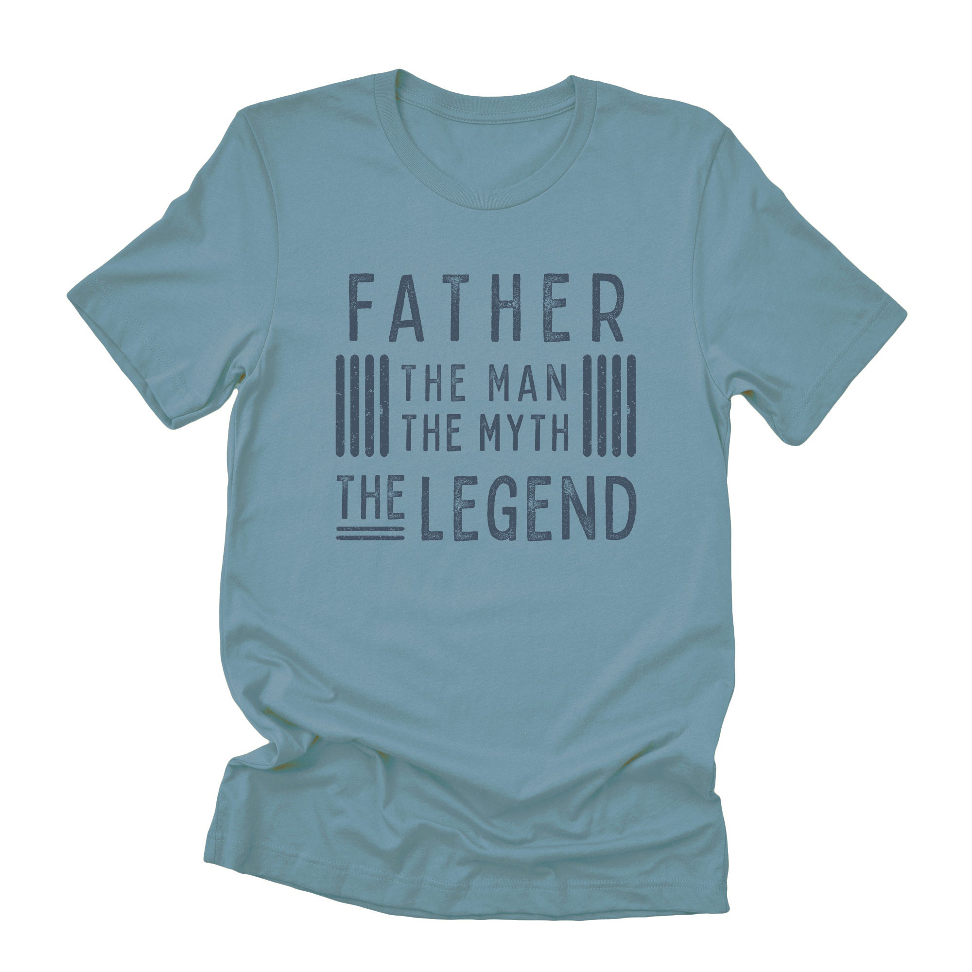 Father The Legend - Father's Day Duo-Tone T-Shirt