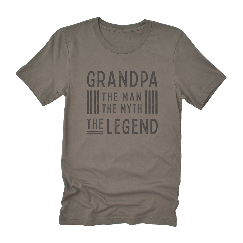 Grandpa The Legend - Father's Day Duo-Tone T-Shirt