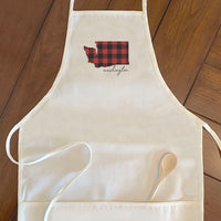 Red Plaid State - Women's Apron