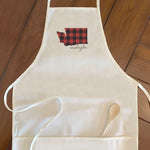 Red Plaid State - Women's Apron