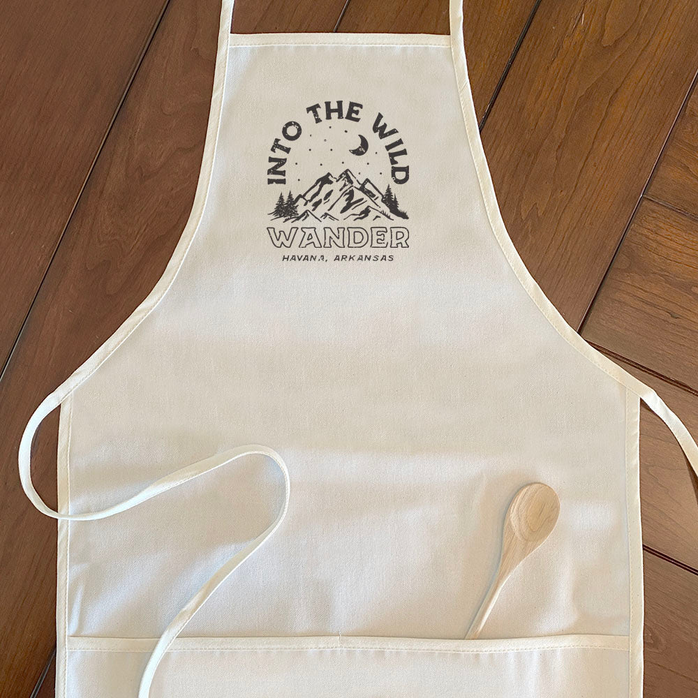 Into the Wild w/ City, State - Custom Women's Apron