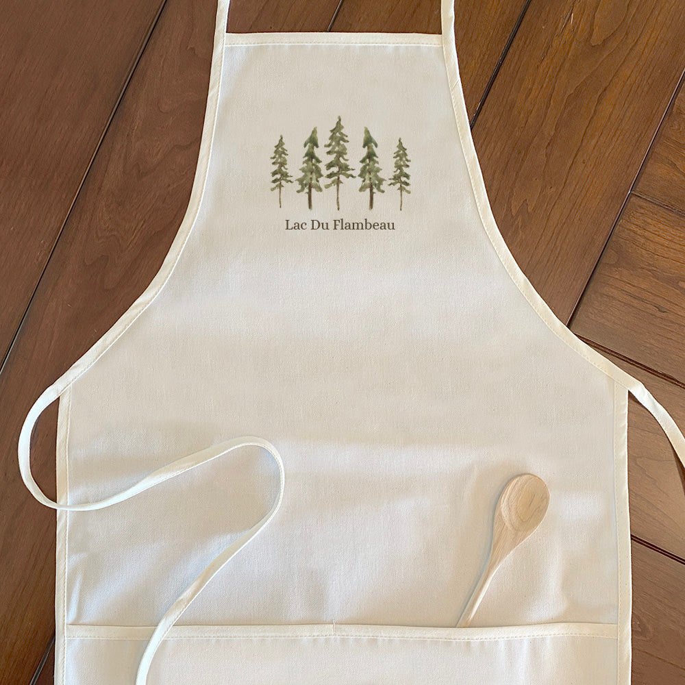 Watercolor Pines - Custom Women's Apron
