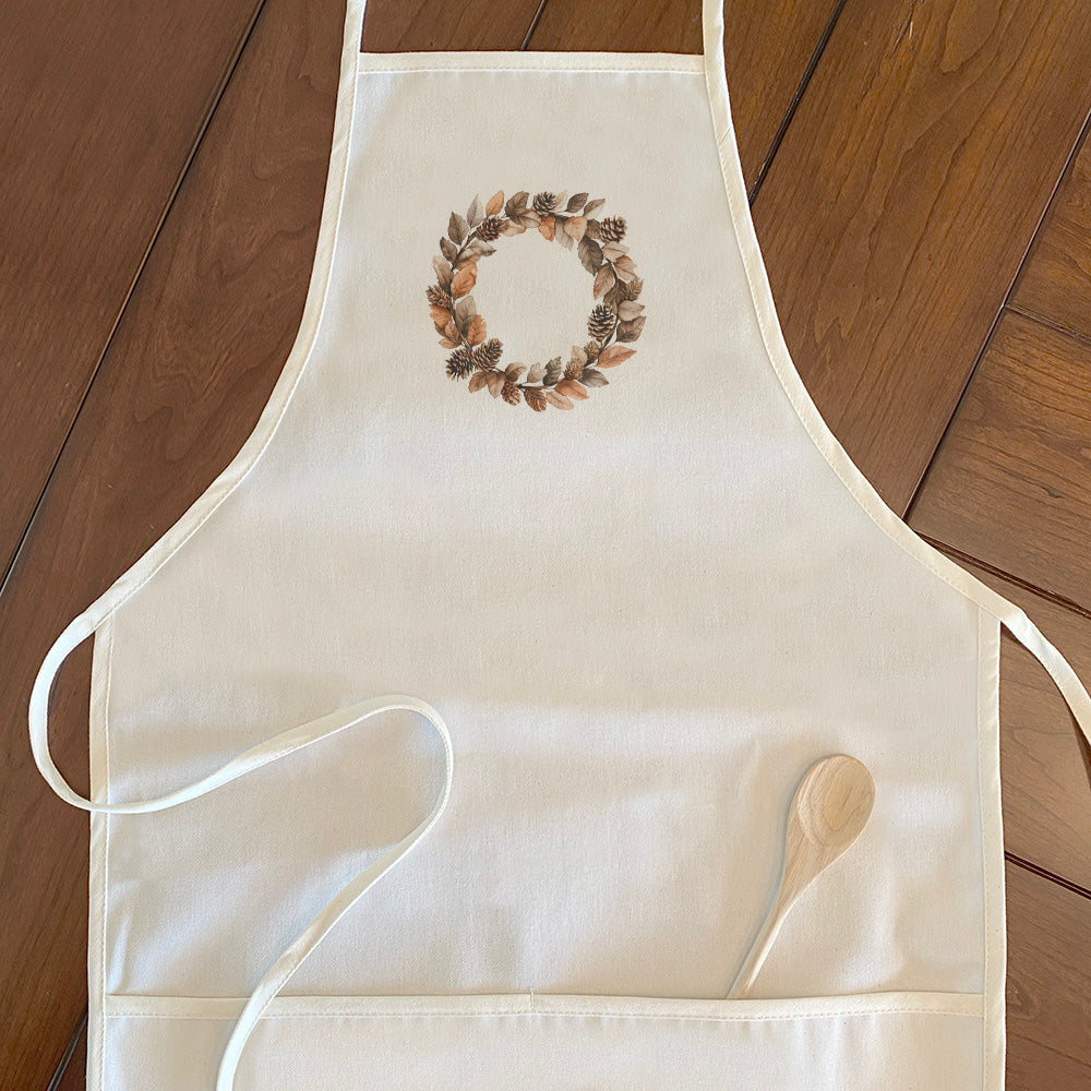 Pinecone Wreath - Autumn Women's Apron