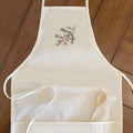 Rustic Frosted Pine and Berry - Customizable Women's Apron