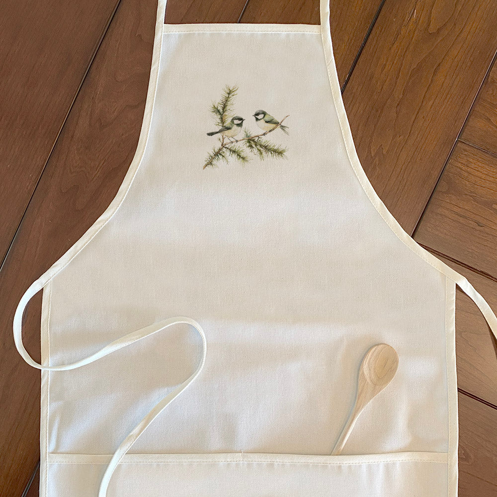 Chickadee Pair - Spring Women's Apron
