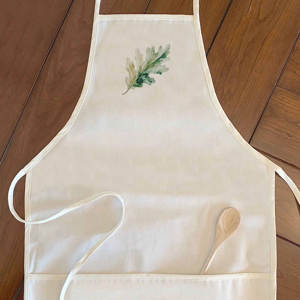 Green Oak Leaf - Women's Apron
