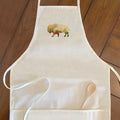 Watercolor Buffalo - Women's Apron