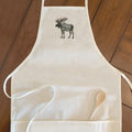 Moose Silhouette - Custom Women's Apron