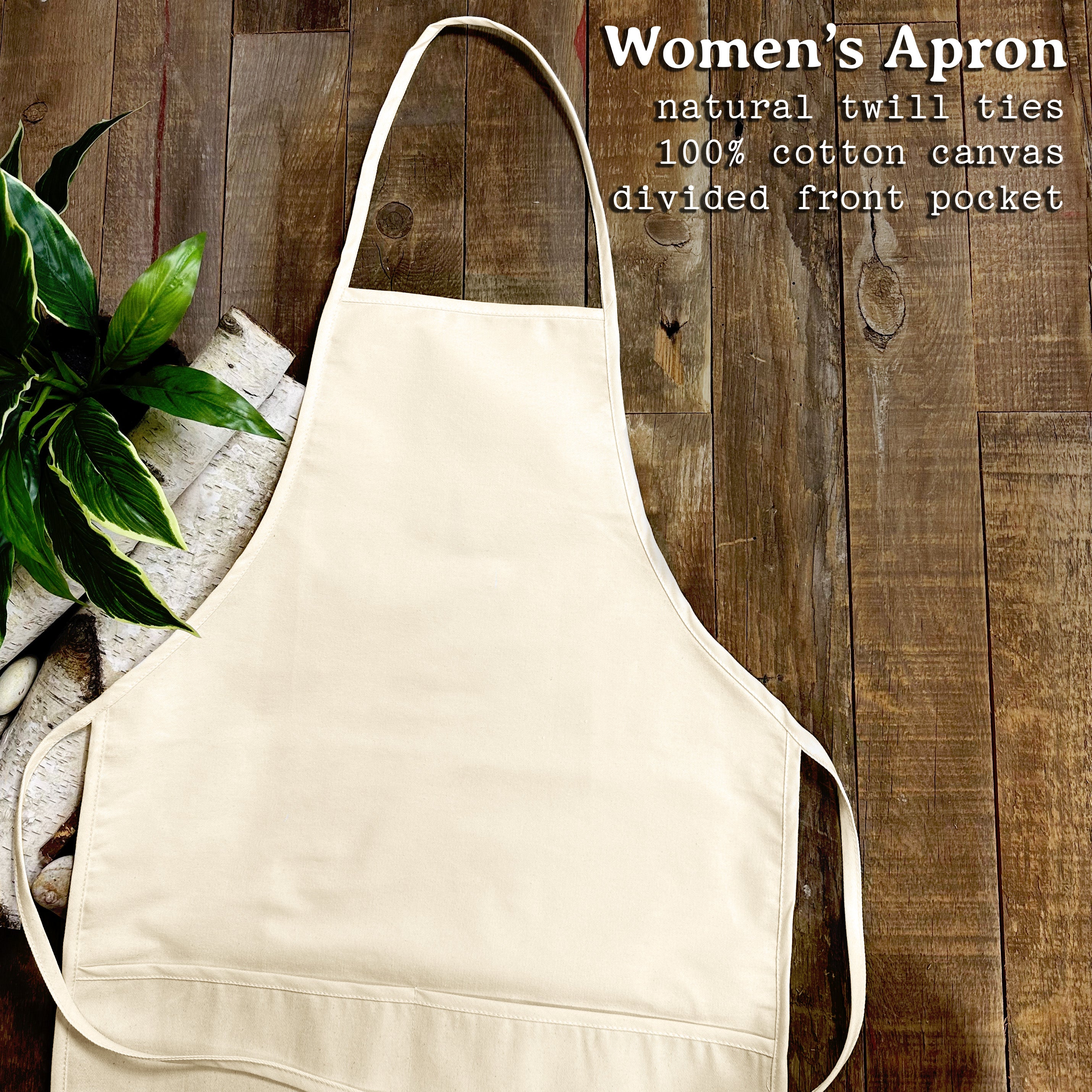 Western Pattern w/ City State - Custom Women's Apron