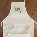 Wren on Spring Branch - Oil Paint - Women's Apron