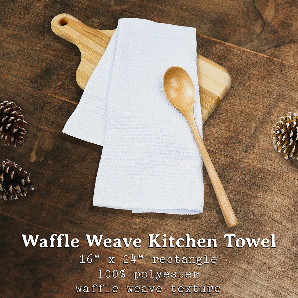 At Home Amoung Trees - Custom Waffle Weave Towel