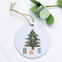 Christmas Tree with Gifts - Ornament