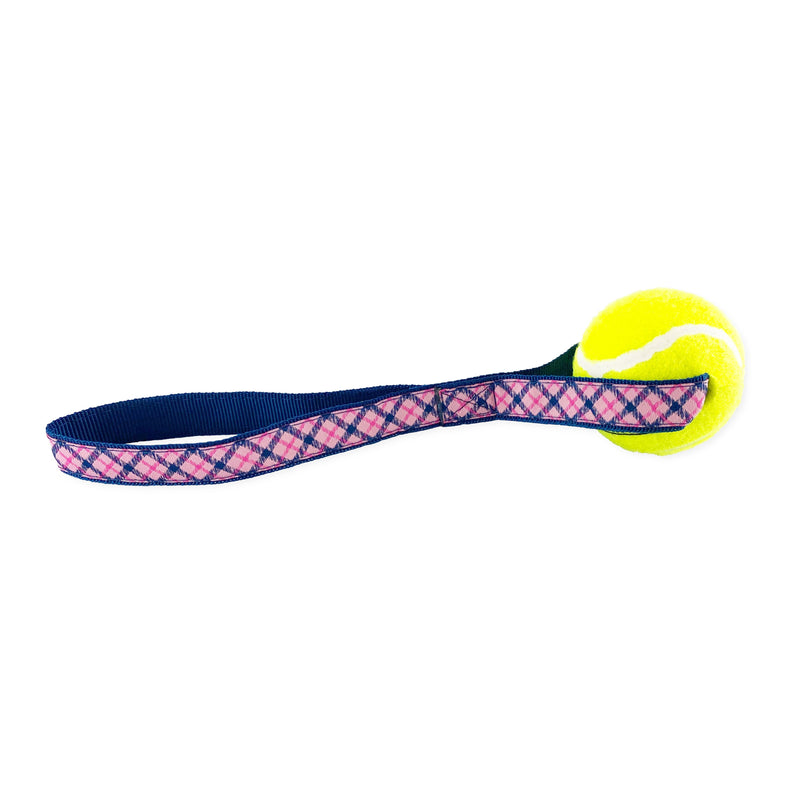 Preppy Plaid - Tennis Ball Toss Toy