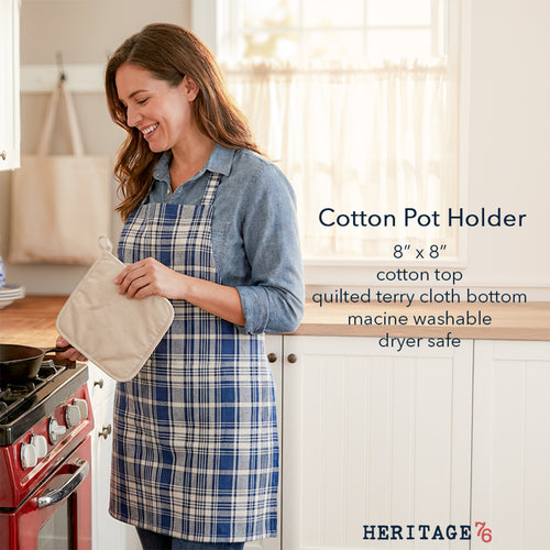 United States Americanna Floral Watercolor - Cotton Pot Holder