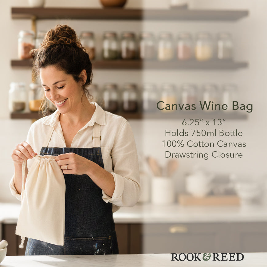 Side Quests - Canvas Wine Bag