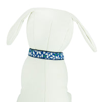 Blue Floral - Dog Collar