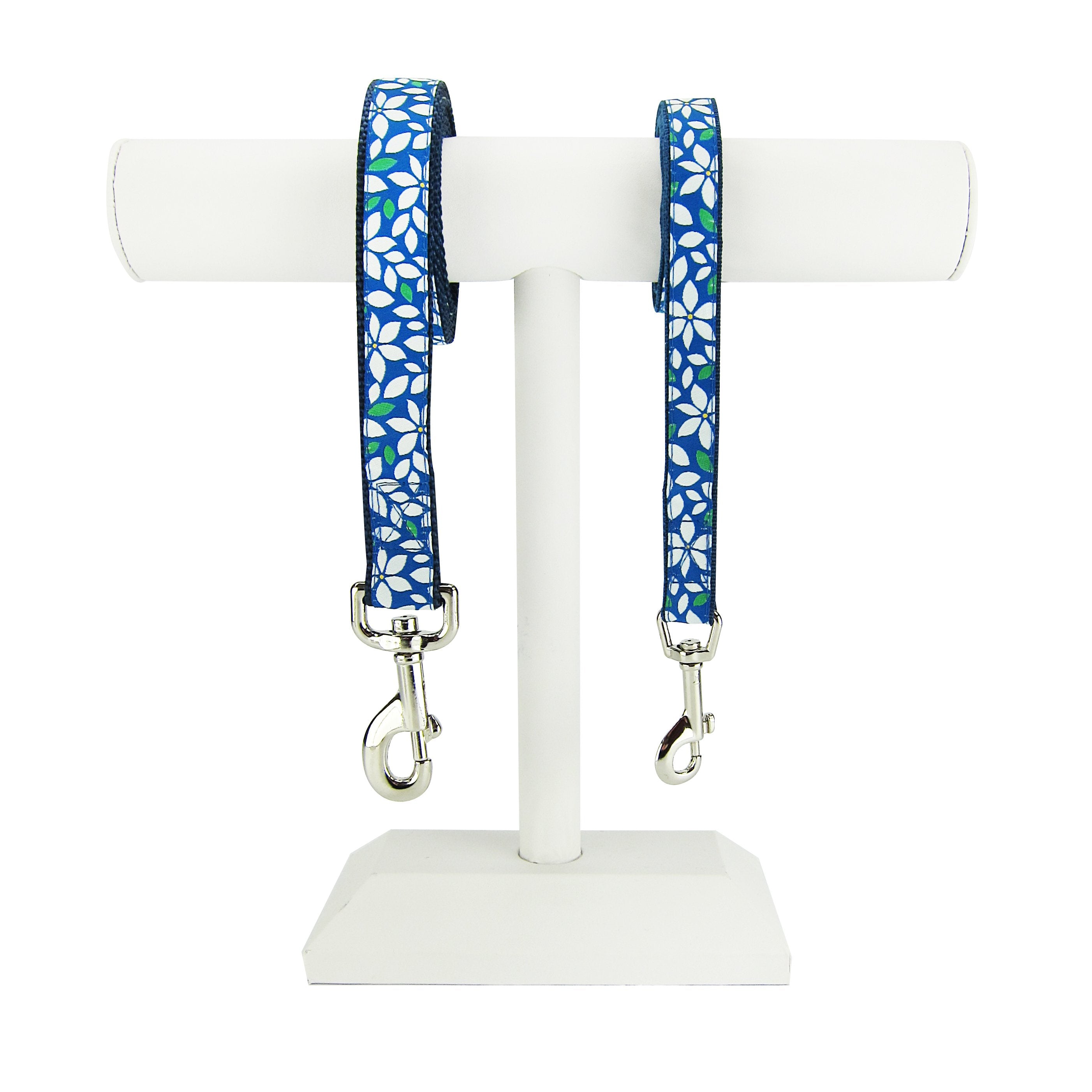 Blue Floral - Dog Leash