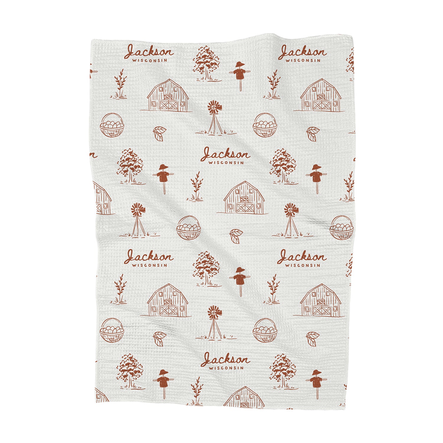 Simple Farmhouse - Custom Waffle Weave Towel