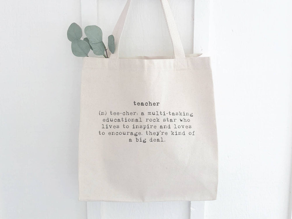 Teacher Definition - Canvas Tote Bag