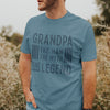 Grandpa The Legend - Father's Day Duo-Tone T-Shirt