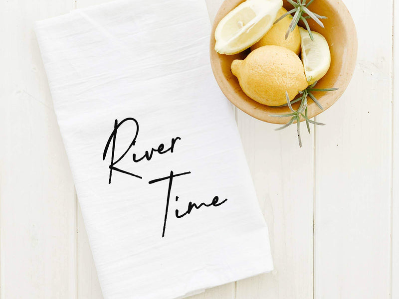 River Time - Cotton Tea Towel