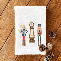 Nutcracker, Mouse King and Clock - Cotton Tea Towel