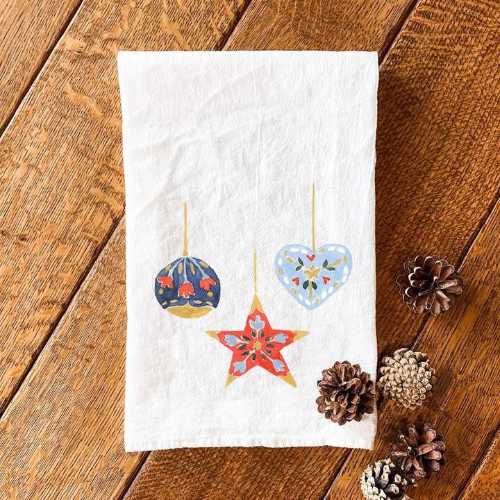 Ornaments - Cotton Tea Towel