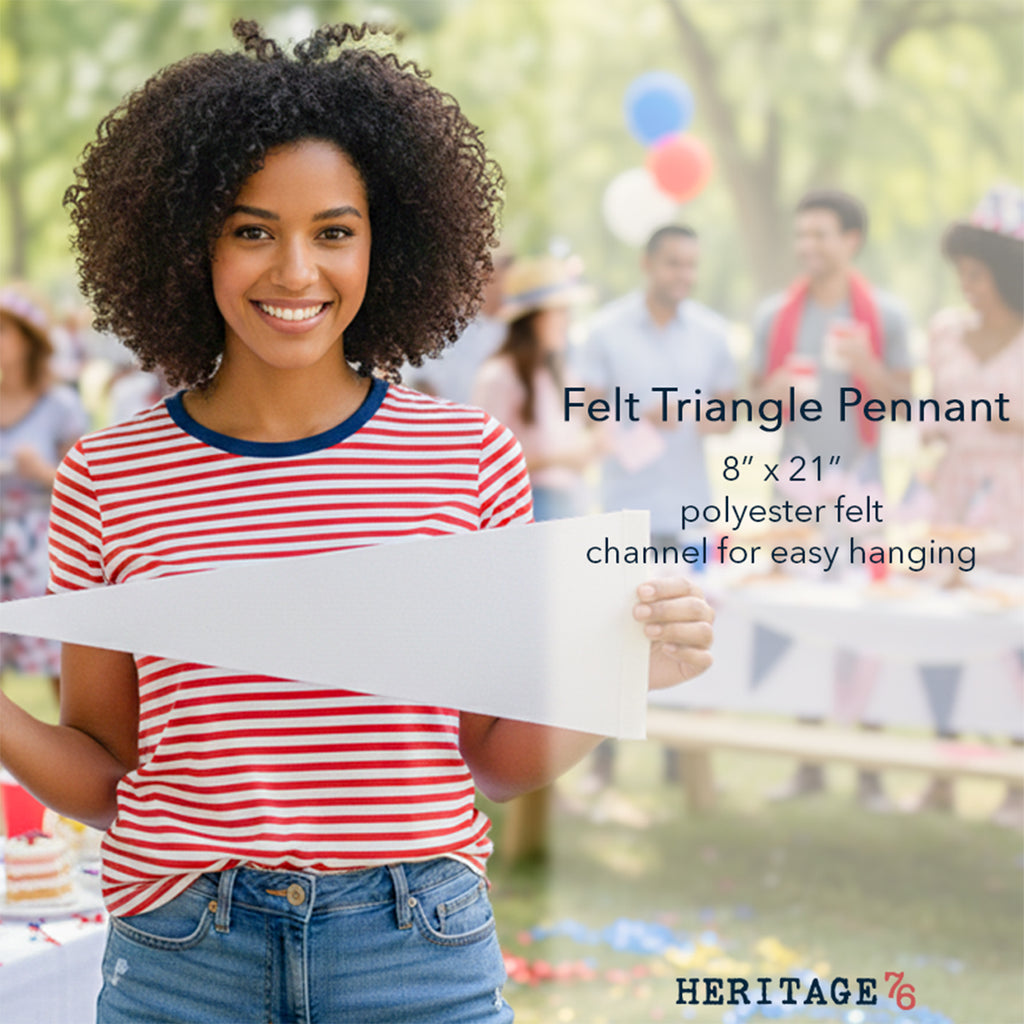 USA 1776 Vintage Americanna - Triangle Pennant