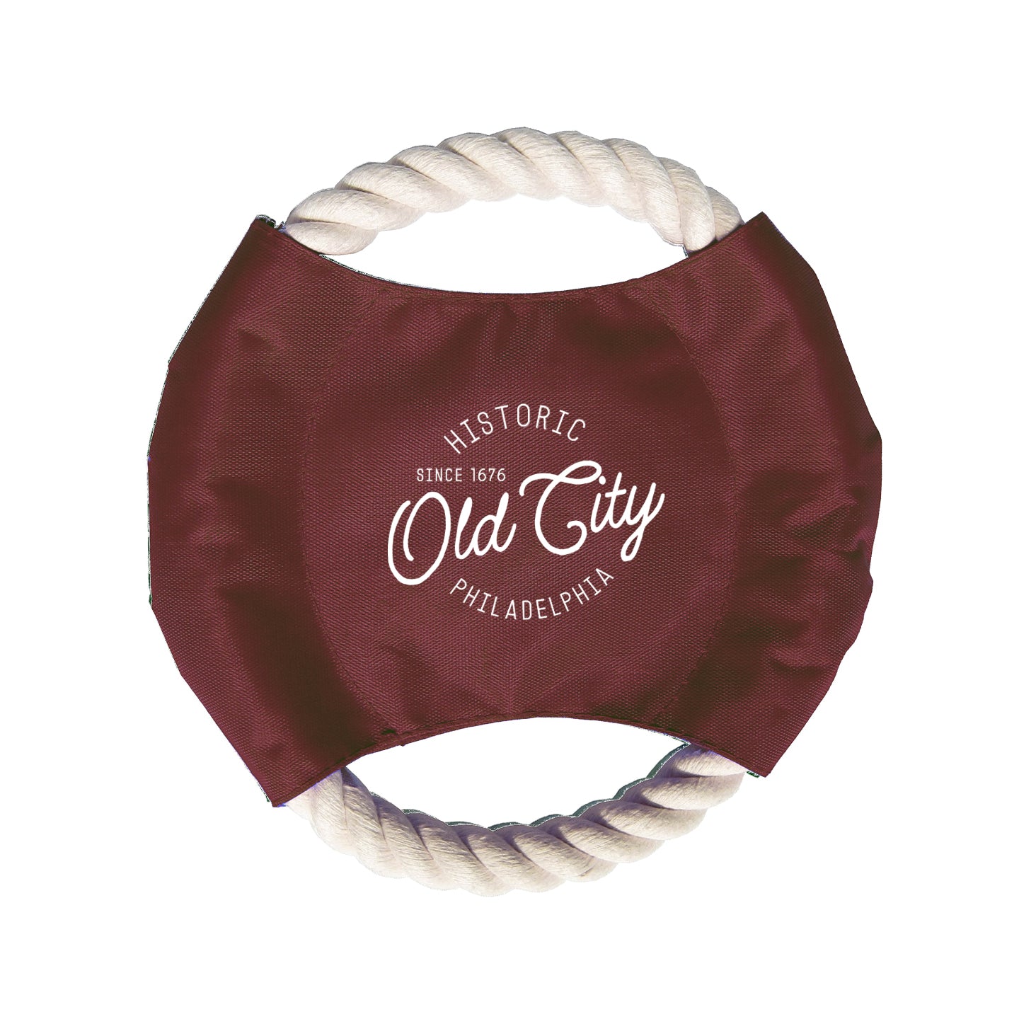 Historic Neighborhood - Custom Pet Rope Disc Frisbee