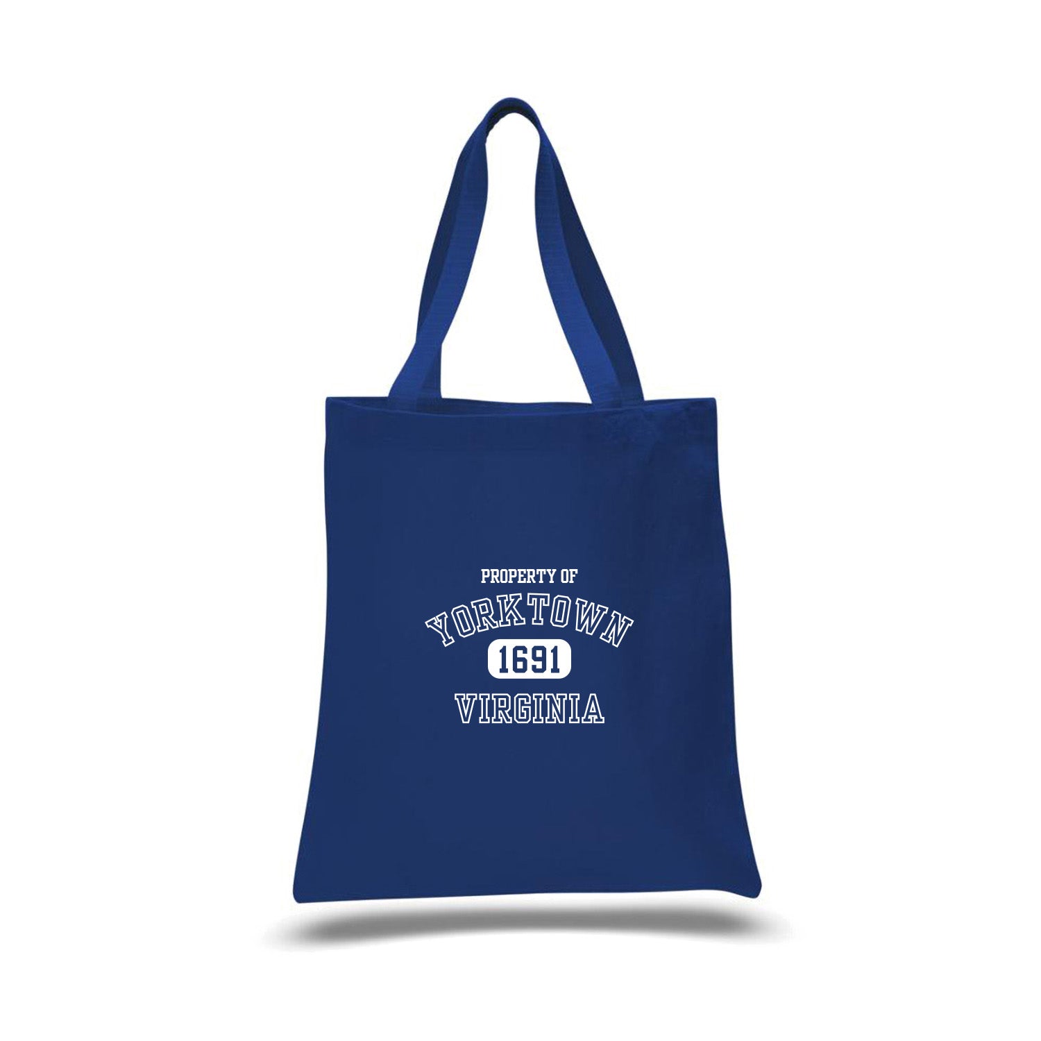 Vintage Varsity, Property of - Custom Canvas Tote w/ Webbing Handles