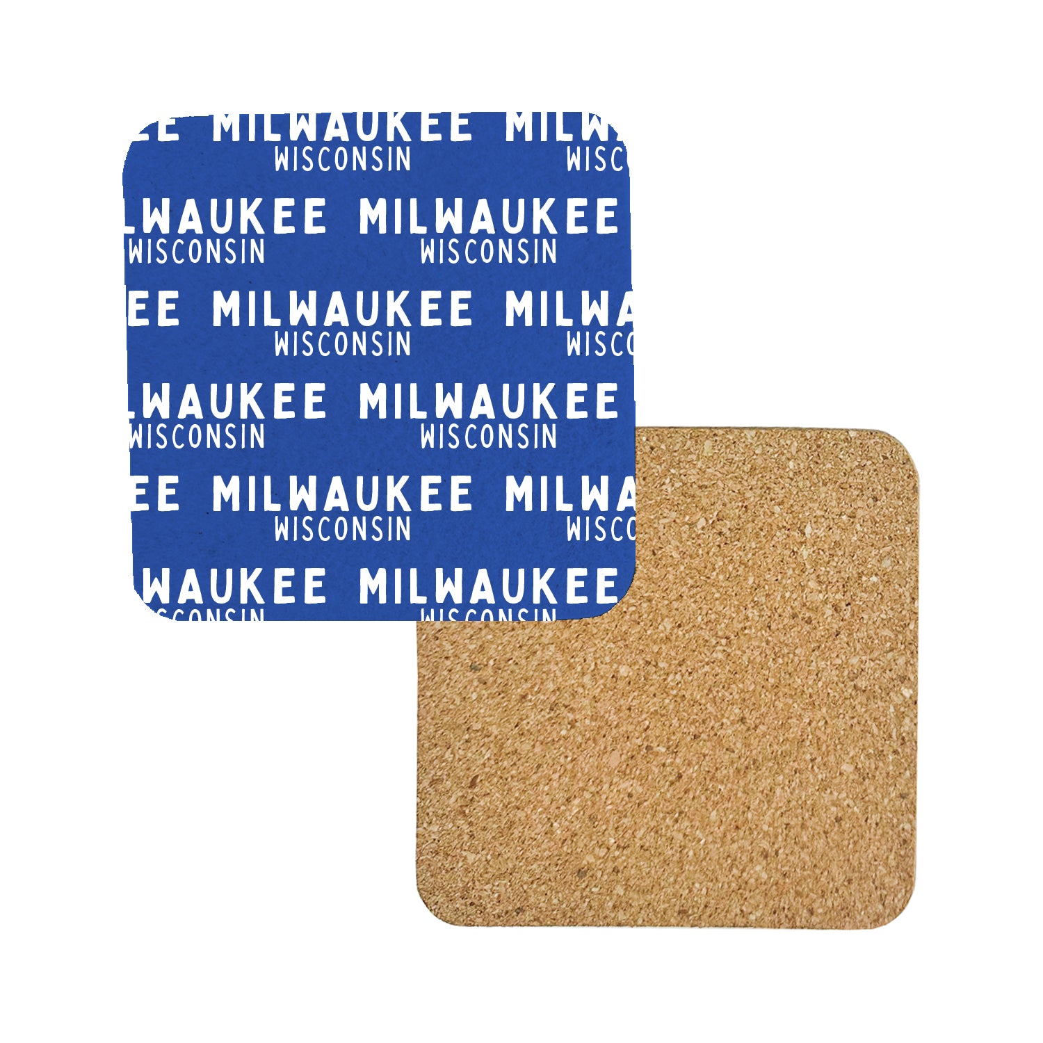 Two Color City - Custom Square Coaster