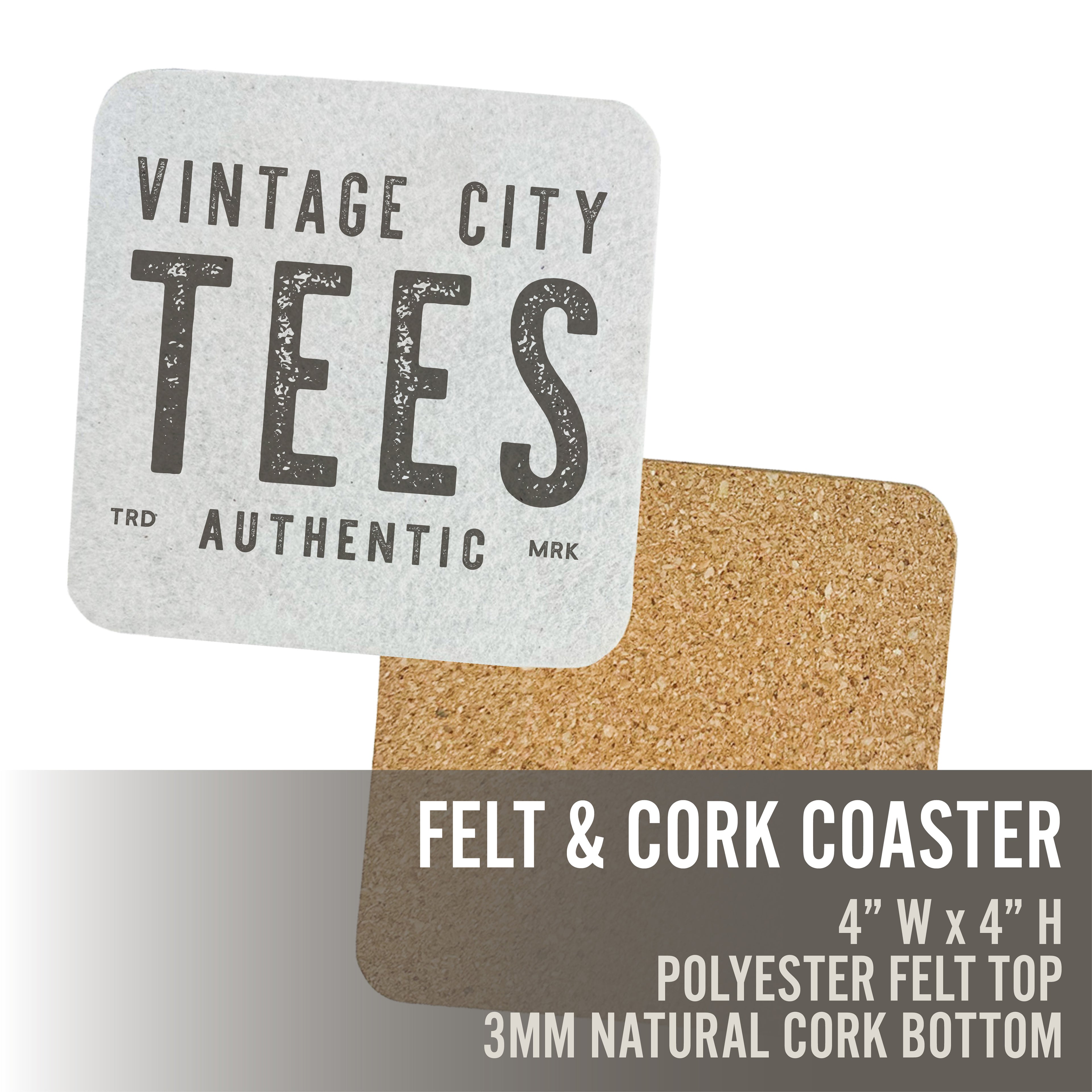 Old Americana - Custom Square Coaster