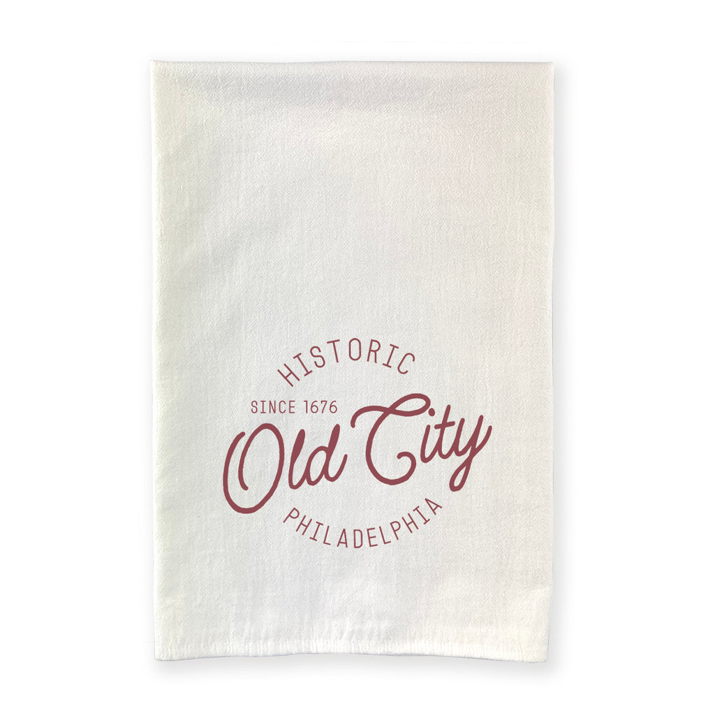 Historic Neighborhood - Custom Cotton Tea Towel