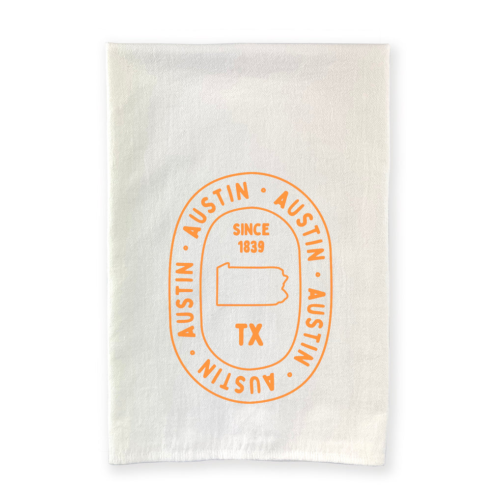 Hometown Loop - Custom Cotton Tea Towel