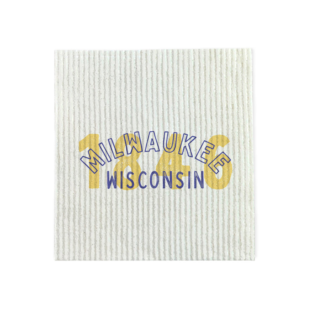 Two Color City - Custom Swedish Dish Cloth
