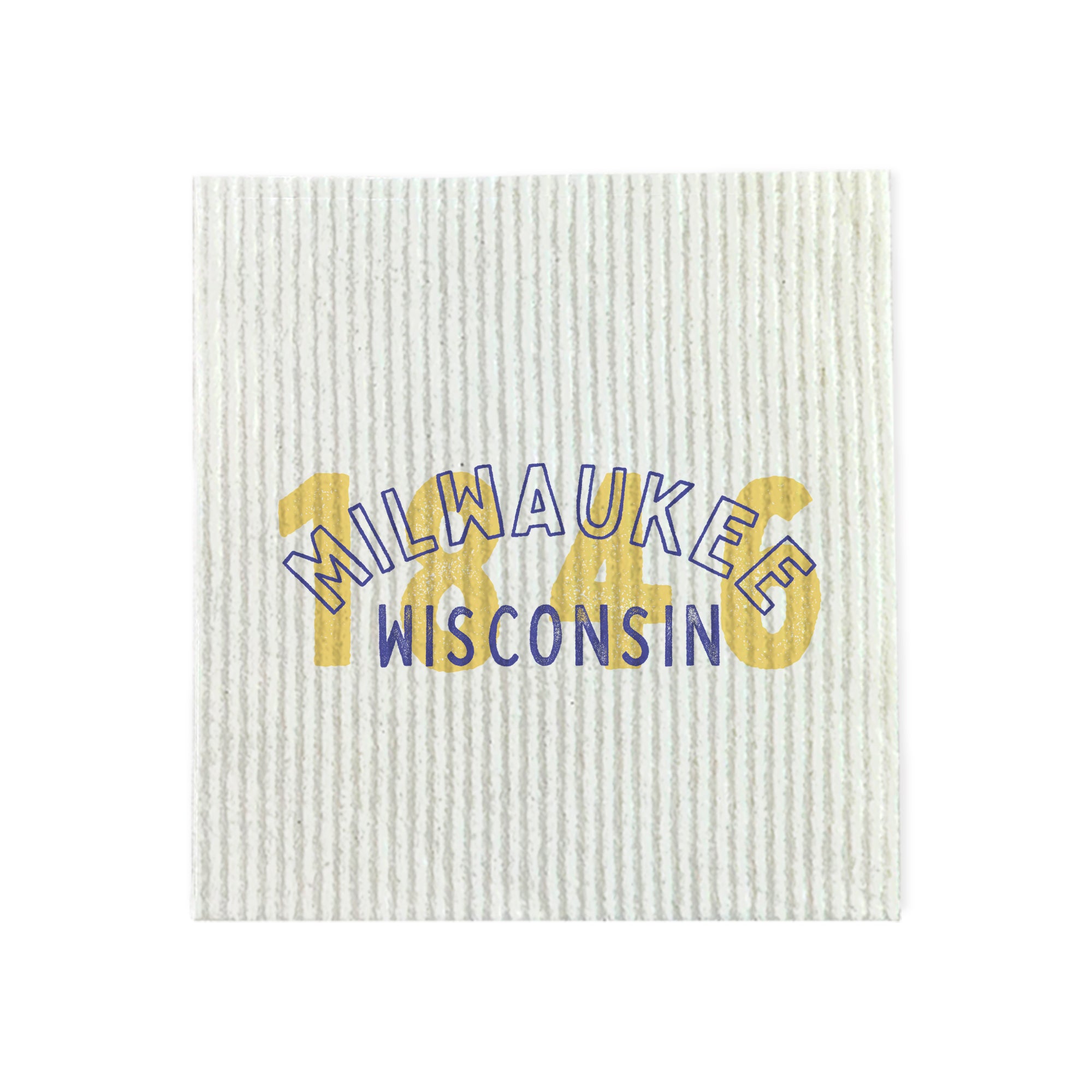 Two Color City - Custom Swedish Dish Cloth