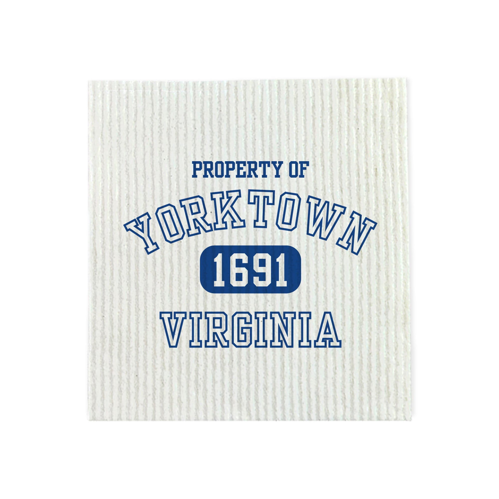 Vintage Varsity, Property of - Custom Swedish Dish Cloth