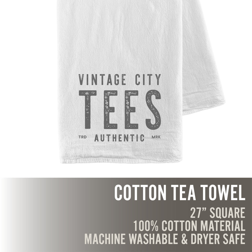 Old Americana - Custom Cotton Tea Towel