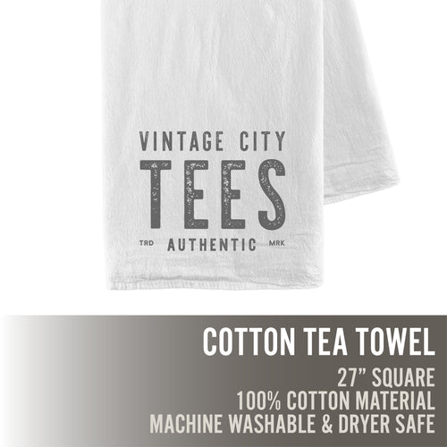 Old Americana - Custom Cotton Tea Towel