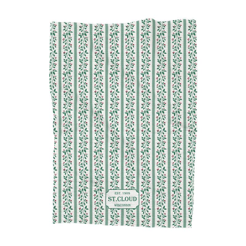 Vintage Christmas - Custom Waffle Weave Towel