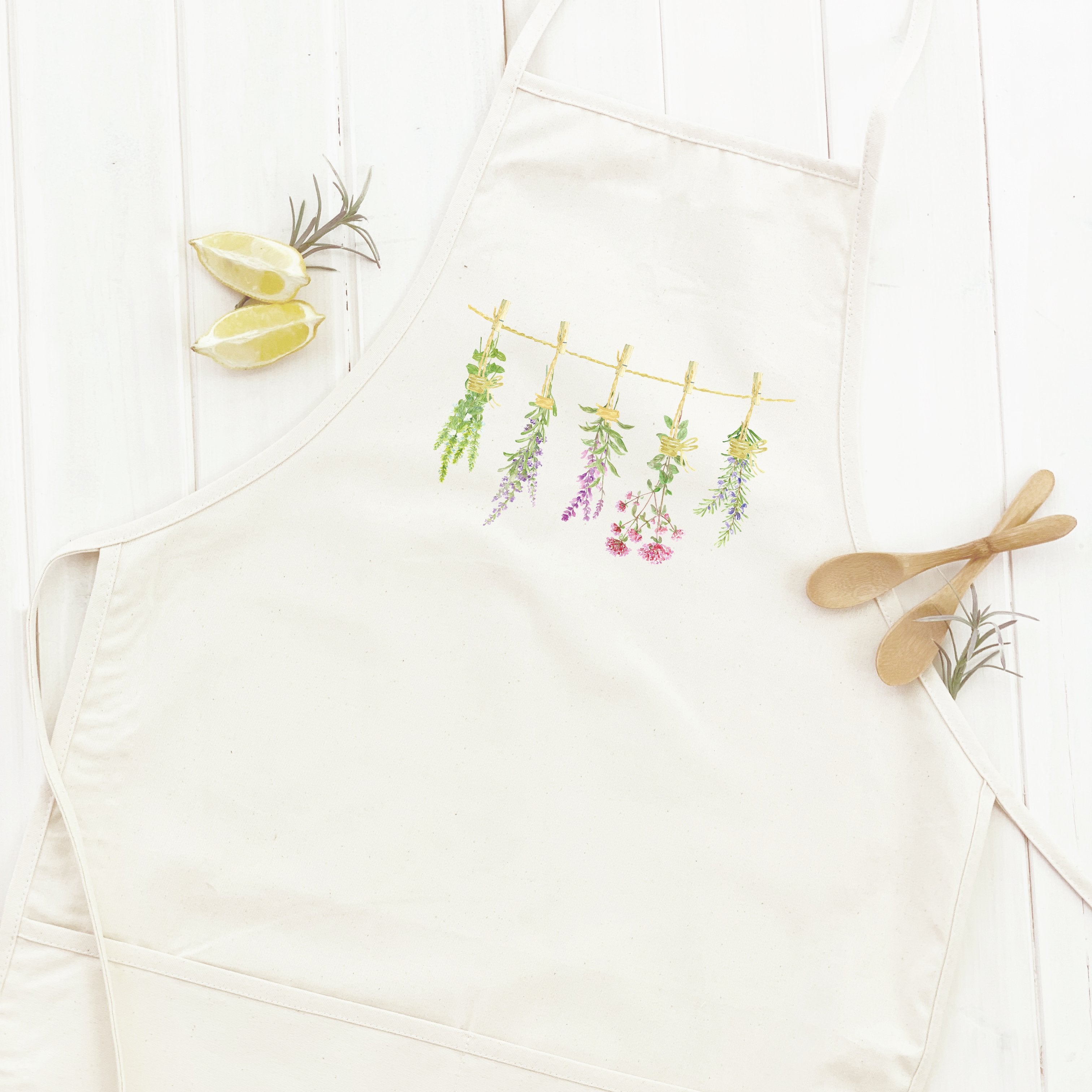 Herbs on a Line - Women's Apron