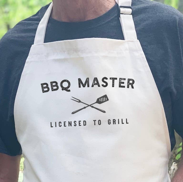 Dad's BBQ Master Licensed to Grill - Men's Apron