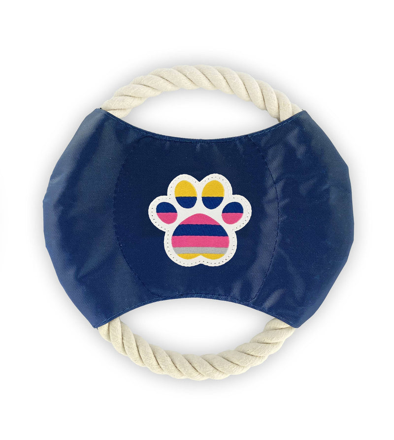 Sunshine Stripe - Dog Rope Disc Toy